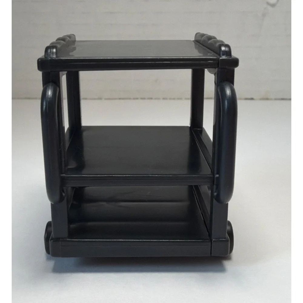 Calico Critters Sylvanian Families Black Rolling Cart Brick Oven Replacement